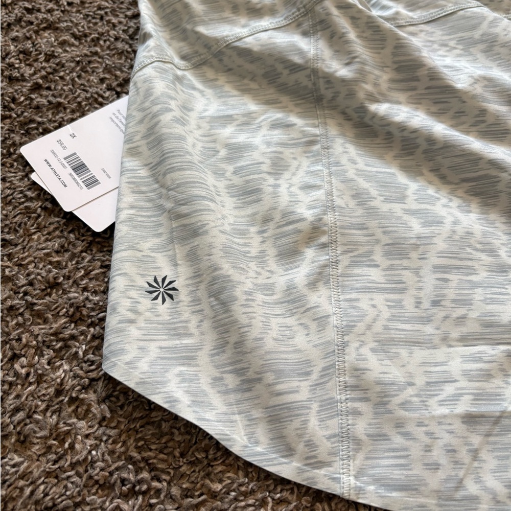 Athleta Light Gray Athletic Shorts - Picture 3 of 7